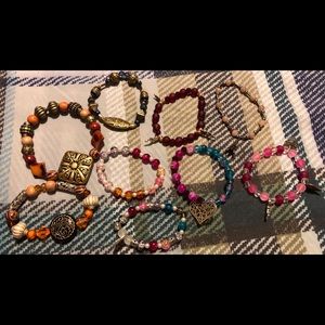 Lot 5 ** 9 home made bracelets